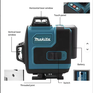 Herramienta Manual Profesional para Bricolaje, Económica, 4D, 16 Líneas, con Luz Verde Rotatoria MKT-16, Proporciona Luz P - Product Image 6