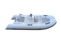 0.9mm pvc matériel de luxe en fiber de verre bateau de bateau gonflable de haute qualité
