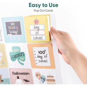 Tableau mural interactif en tissu pour l'apprentissage du calendrier, avec poches, pour la gestion du temps des tout-petits, des enfants et des élèves de maternelle - Product Image 3