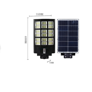 Năng lượng mặt trời điện ánh sáng đường phố dẫn ngoài trời 1000W/800W/600W hoàng hôn đến bình minh với ABS cơ thể IP65 đánh giá - Product Image 6