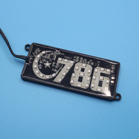 Module LED personnalisable pour le marché automobile indien Forme de flèche colorée super lumineuse pour feux de position et de publicité de camion
