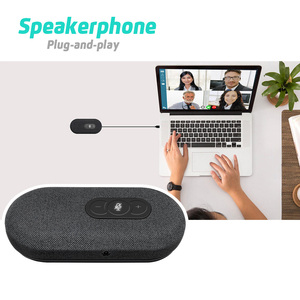 Haut-parleur USB portable pour le bureau à domicile |   Haut-parleur de conférence compact avec microphone omnidirectionnel pour <span class=keywords><strong>Zoom</strong></span>/Teams - Product Image 6