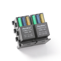 Boîte de relais de rechange automobile 12V/24V 30/40A pré-câblage personnalisable boîte de relais et de fusibles à 3 voies avec modules remplaçables