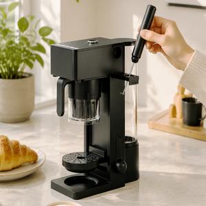 Machine à café automatique intelligente avec moulin à café intégré, boîtier en aluminium, usage domestique, capacité jusqu'à 4 tasses - Product Image 6
