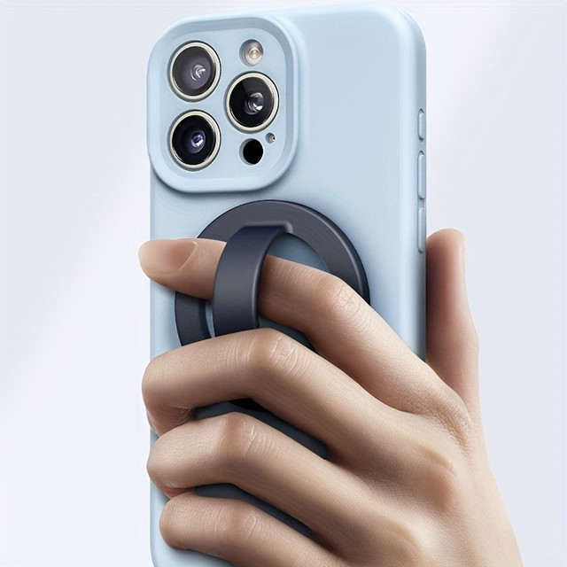 Silicone Magnetic Phone Grip for Phone Detachable Holder Hand Ultra Thin Soft Grips for Back of Phone