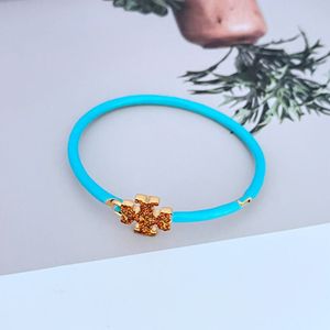 Joyería fina para mujer, brazalete abierto para pulsera con incrustaciones de diamantes de imitación, letras pequeñas, diseño Simple, marca, gran oferta, venta al por mayor de fábrica - Product Image 6