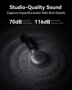 Microphone <span class=keywords><strong>sans</strong></span> <span class=keywords><strong>fil</strong></span> Hollyland Lark M2S en alliage de titane avec clip de revers, ensemble compact de 7g, <span class=keywords><strong>portée</strong></span> de 300m/1000ft, 48kHz 24-bit, idéal pour les interviews et les vlogs - Product Image 4
