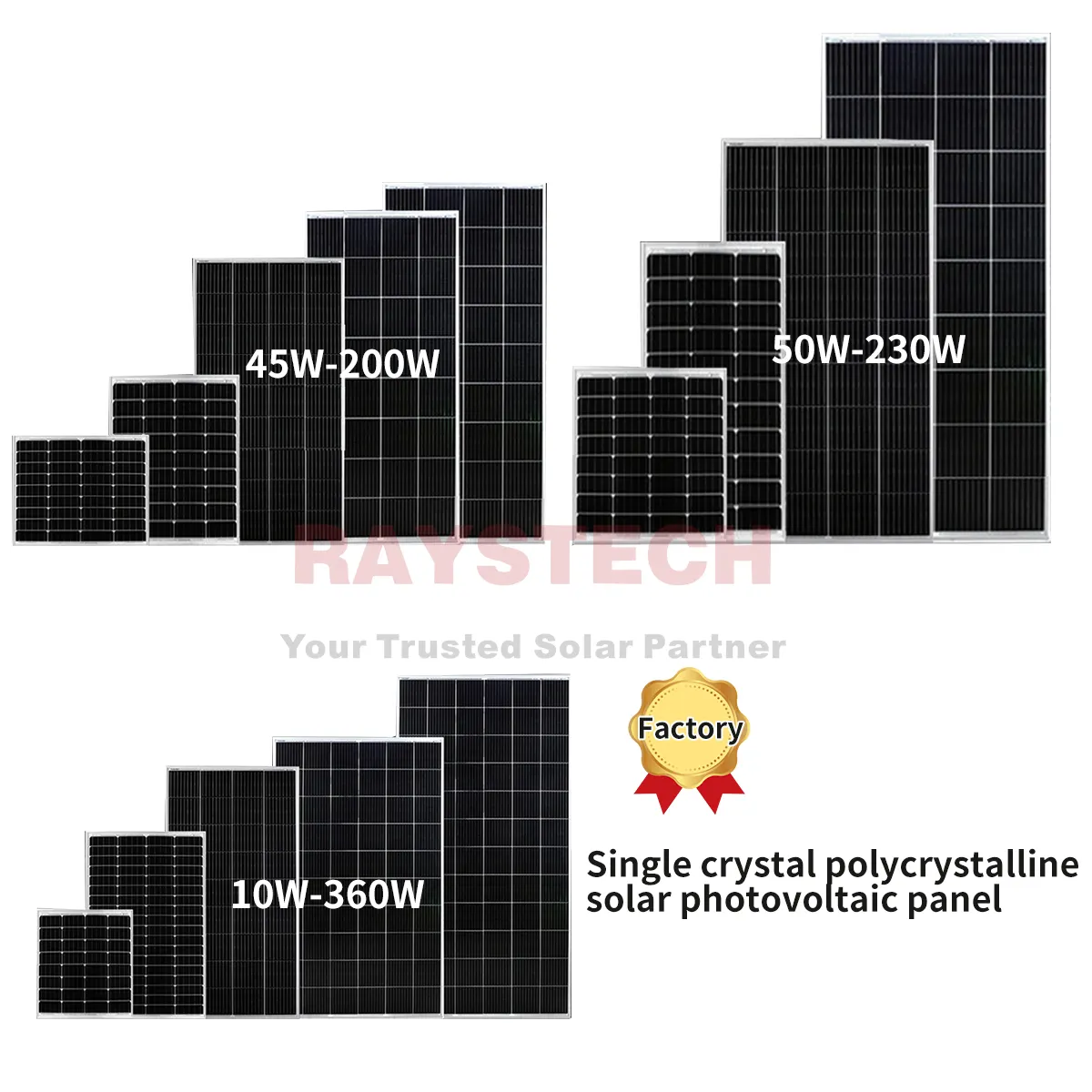 Compeptitive Price Factory Price 540W 545W 550W 555W 560W Mono Solar Panel With High Quality