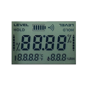 Écran LCD segmenté transflectif <span class=keywords><strong>TN</strong></span> personnalisé pour thermomètre <span class=keywords><strong>et</strong></span> hygromètre <span class=keywords><strong>TN</strong></span> STN HTN VA FSTN réfléchissant - Product Image 1