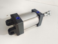 Cylindre pneumatique à double effet par air, tube pneumatique double, joint sphérique/roulement à billes, haute qualité pour les machines agricoles