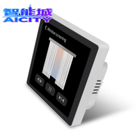 Module de rideau intelligent Sheng Qiong 2026, nouvelle génération, 240V 10A Zigbee, 3 gangs, 4 pouces, écran tactile LCD / Contrôle à distance via l'application Smart Life