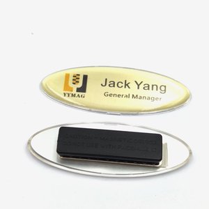 Magneti per Badge con Potente Magnete al Neodimio, Adesivo 3M sul Lato Anteriore, Porta Badge Magnetici - Product Image 3