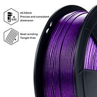 Filamento ZIRO Pla Galaxy Glitter, Filamento Pla de 1.75mm, Consumibles de Plástico para Impresora 3D
