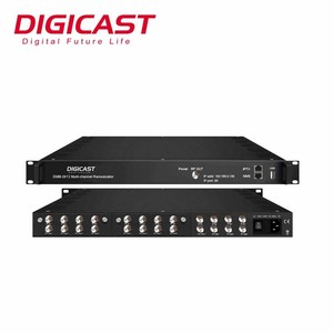 De difusión de TV Digital Sistema de <span class=keywords><strong>Re</strong></span>-modulador de 12 canales profesional receptor de satélite S/S2 Digital modulador RF - Product Image 1