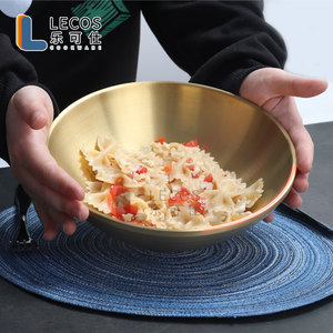 Lecos Biểu Tượng Tùy Chỉnh Nhà Bếp Prepping Bát Lớn Nhật Bản Phở Súp Bát Thép Không Gỉ Đôi Tường Ramen Bát Đối Với Trang Chủ - Product Image 5