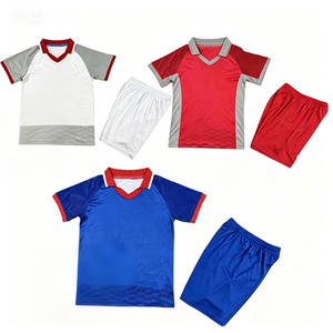 Maillot de football Haïti 2026 pour bébés garçons – Tenue de football domicile et extérieur pour enfants – Uniforme sportif d'été à manches courtes anti-bactérien - Product Image 2