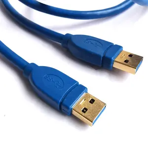 Kabel USB 3.0 A Ke Male, Kabel USB Male Ke Male dengan Konektor Berlapis Emas