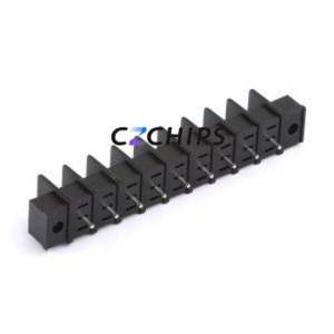 MX25CM-7.62-09P-BK01-Cu-S-A Barrier Terminal Block Through hole,P=7.62mm Connector Two Sides 7.62mm 1x9P Straight Pin - Product Image 2