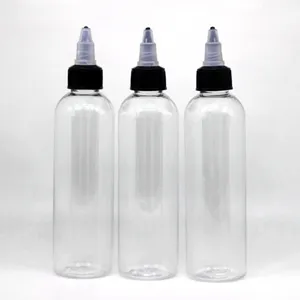 Chai Pha Chế Bằng Nhựa 4Oz 120Ml Chai Thả Trong Phòng Thí Nghiệm Chai Bóp Nhựa PET Tròn Boston Có Nắp Vặn - Product Image 1