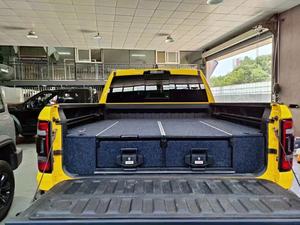 Système de tiroir coulissant rétractable et pliable pour benne de camion, robuste, 5,7 pieds, boîte de rangement compatible <span class=keywords><strong>Dodge</strong></span> <span class=keywords><strong>Ram</strong></span> 1500 - Product Image 3