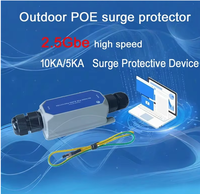 Protector Contra Sobretensiones POE Multi-Gigabit para Exteriores, Impermeable, Clasificación IP67, 10KV SPD, Protección Contra Rayos, 2.5G