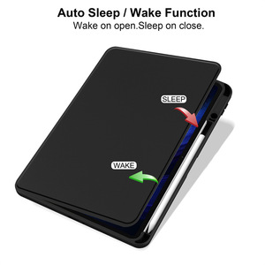 Funda Anti-Pliegues para Xiaomi Pad 8/8 Pro 11.2" con Rotación de 360°, Carcasa Transparente de Acrílico para Tablet con Ranura Integrada para Lápiz y <span class=keywords><strong>Cubierta</strong></span> Inteligente - Product Image 4