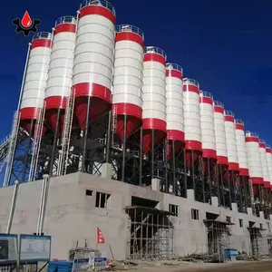 SDDOM semen silo baja, kapasitas besar 100t 200t 300t 500t 800t untuk pabrik pengelihatan beton