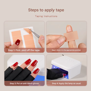 Ruban Adhésif Élastique <span class=keywords><strong>Anti</strong></span>-UV pour Ongles, Protection <span class=keywords><strong>Solaire</strong></span> Physique, Protection des Doigts, Bande de Masquage <span class=keywords><strong>Anti</strong></span>-<span class=keywords><strong>Bronzage</strong></span> - Product Image 4