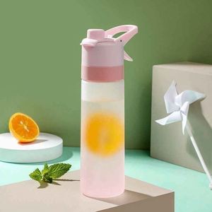 Bouteille d'eau portable réutilisable avec bouchon à charnière, sans BPA, en plastique, pour activités de plein air, adultes, design minimaliste - Product Image 2