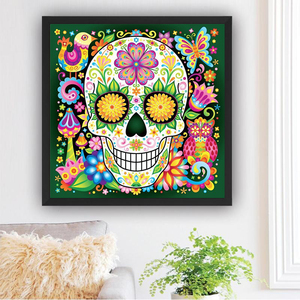 <span class=keywords><strong>Peinture</strong></span> Diamant 5D DIY : Kits <span class=keywords><strong>d</strong></span>'<span class=keywords><strong>Art</strong></span> Diamant Crâne pour <span class=keywords><strong>D</strong></span>ébutants – <span class=keywords><strong>D</strong></span>écoration Maison, <span class=keywords><strong>Peinture</strong></span> par Numéros, Cadeau - Product Image 2