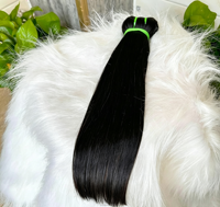 Lot de cheveux vietnamiens lisses de qualité 15A, perruques en cheveux humains naturels, cheveux naturels originaux pour salons et magasins de perruques