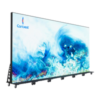 Écran LED d'affichage numérique portable vertical pour publicité, écran mural vidéo intérieur P2.5, support au sol, affiche suspendue