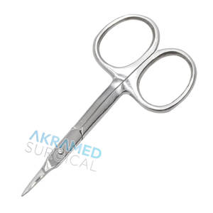 กรรไกรตัดเล็บสเตนเลสปลายโค้งสองด้านแบบตามสั่งประเภทความงาม - Product Image 1