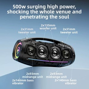 ลำโพง SODLK S1615 PRO 500W ซับวูฟเฟอร์สำหรับใช้งานกลางแจ้ง พร้อมไฟ RGB LED ไมโครโฟนคู่ ลำโพงเสียงดัง กำลังขับสูง ให้เสียงทรงพลัง - Product Image 3