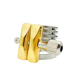 High-end sassofono morsetto bocchino Soprano tenore sassofono morsetto anello di ferro scatola in acciaio inox forato cerchio Premium robusto - Product Image 2