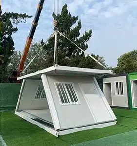 Casa modulare prefabbricata pieghevole a forma di Z casa contenitore pieghevole
