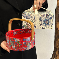 Antieke Luxe Irisbloem Keramische Fruitmand High-End Wegwerp Snackplaat Elegant Cadeau Voor Feesten