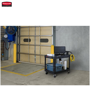 <span class=keywords><strong>Rubbermaid</strong></span> fg450088bla brute Heavy-Duty tiện ích giỏ hàng với lipped kệ với lên đến 500 lbs - Product Image 4