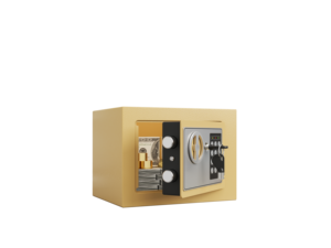 Mini-coffre-fort électronique numérique intégré pour dépôt de clés, monnaies et objets de valeur, avec verrouillage temporisé, pour bureau et domicile - Product Image 3