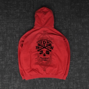 Sudadera con capucha de felpa francesa de 480-500 g/m² de doble capa, lavada con piedras, estilo desgastado, para hombre, venta al por mayor - Product Image 3
