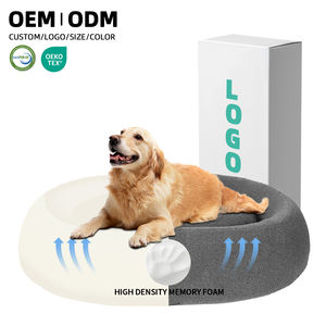 Benutzer definierte umwelt freundliche Haustier Hund Katze Ortho pä dische Memory Foam Betten Matte Hund Schlaf bett Wasserdichte abnehmbare Abdeckung - Product Image 1