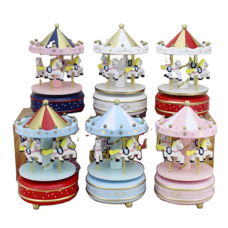 オルゴール カルーセル メリーゴーラウンド 回転木馬