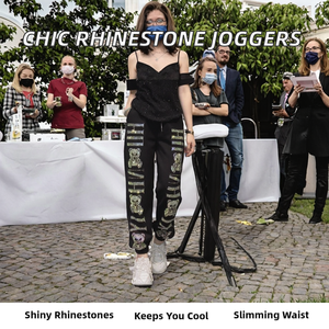 Pantalon de jogging ample à jambes larges pour femme, coupe décontractée, poches cargo, tendance, pour l'extérieur, sur mesure - Product Image 2