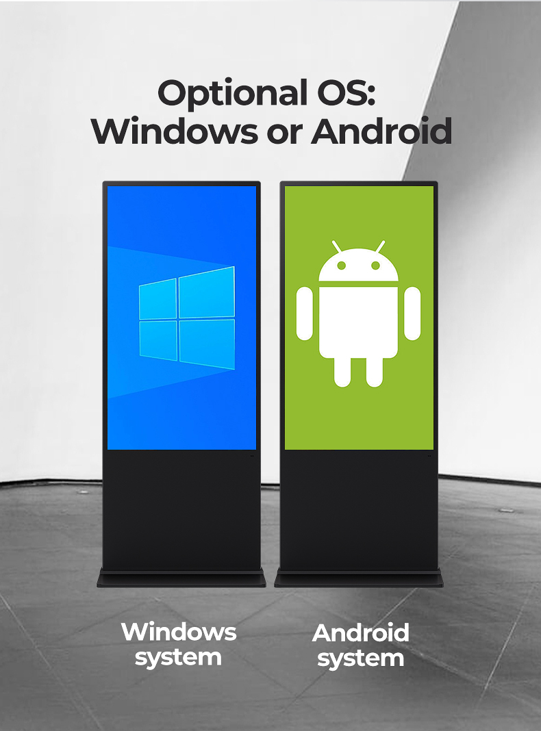 floor standing advertising display