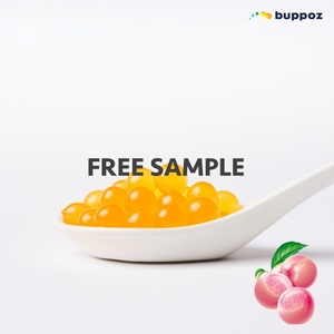 ลูกอมลิ้นจี่รสพีชแบบแตกในปาก ได้รับการรับรองมาตรฐาน HACCP และฮาลาล จากโรงงานโดยตรง เหมาะสำหรับร้านชานมไข่มุก - Product Image 2