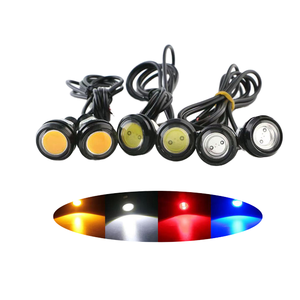 ไฟขับขี่ LED Eagle Eyes คุณภาพสูง 12V ขนาด 18 มม. 9 วัตต์ 23 มม. ไฟเดย์ไลท์ DRL สองสี สำหรับวิ่งกลางวัน และไฟสัญญาณถอยจอด - Product Image 1