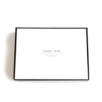 Boîte en carton ondulé blanc de haute qualité avec logo personnalisé boîte-cadeau de luxe boîte postale boîte d'expédition emballage pour robe vêtements t-shirt costume