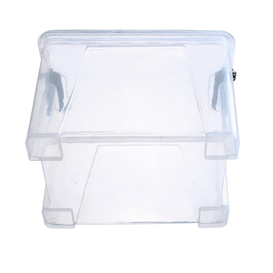 Boîte de rangement de conteneur de stockage de vêtements pour chiens jouets fournitures pour animaux de compagnie 22L personnalisées avec clips en plastique - Product Image 2
