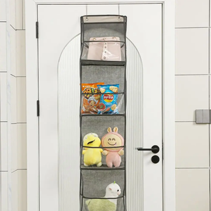 4/6 lớp đa chức năng treo tủ quần áo tổ chức vải lưu trữ túi cho cửa tủ quần áo đồ lót áo ngực quần quần áo đồ chơi búp bê - Product Image 2