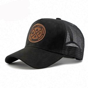 Casquette de baseball en maille respirante pour femme avec logo en silicone et protection solaire extérieure, style camionneur en daim - Product Image 5